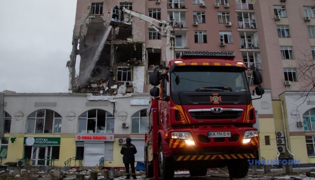 Eight people injured in Russian attack in Kyiv