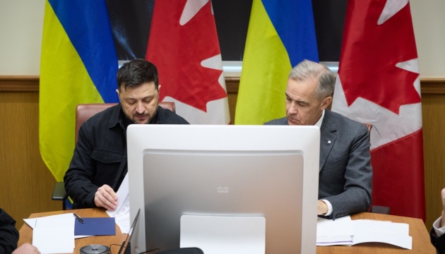 Zelensky and Carney hold joint online discussion with European leaders ahead of Trump meeting