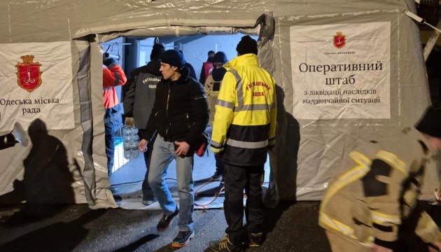 Cleanup continues in Odesa after evening enemy attack