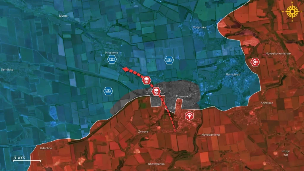 Frontline report: Russia’s “surprise” motorcycle assault near Pokrovsk runs into waiting drones