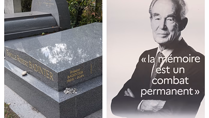 French student convicted of vandalising Robert Badinter's grave