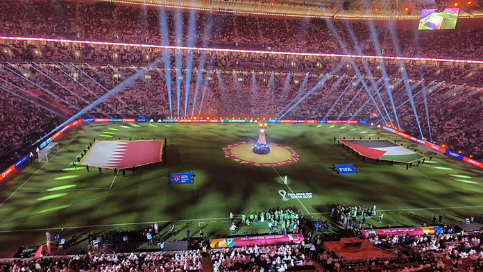 Arab Cup kicks off in Doha after dazzling opening ceremony as Palestine beat hosts Qatar