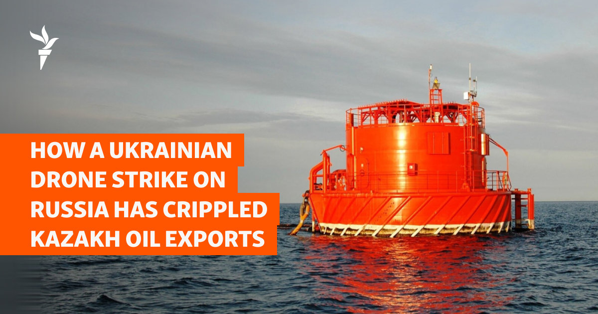How A Ukrainian Drone Strike On Russia Has Crippled Kazakh Oil Exports