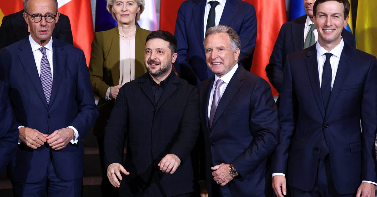 Zelenskyy and his allies hail peace talks progress as US offers security guarantees – POLITICO