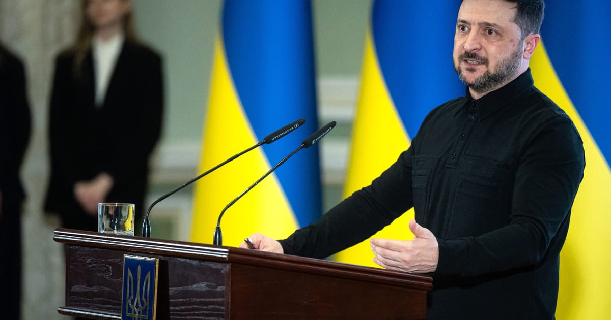 Zelenskyy floats terms for peace plan, signaling possible withdrawal from eastern Ukraine – POLITICO