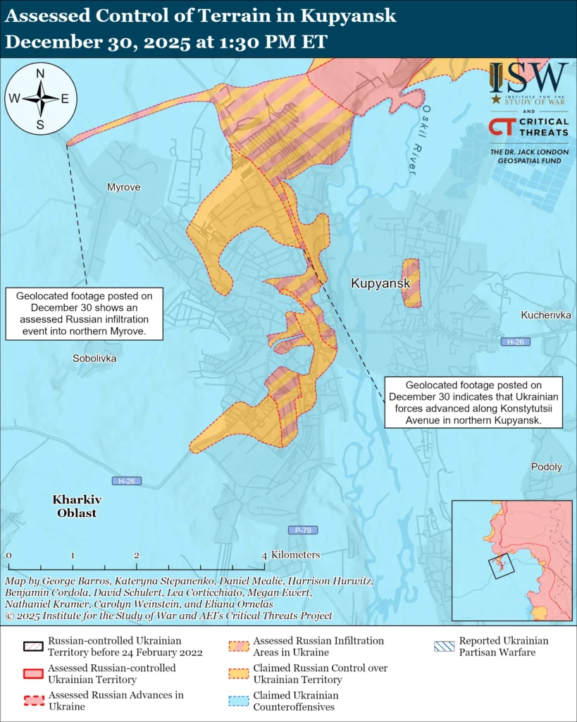ISW: Ukrainian troops advance in Kupiansk and Pokrovsk