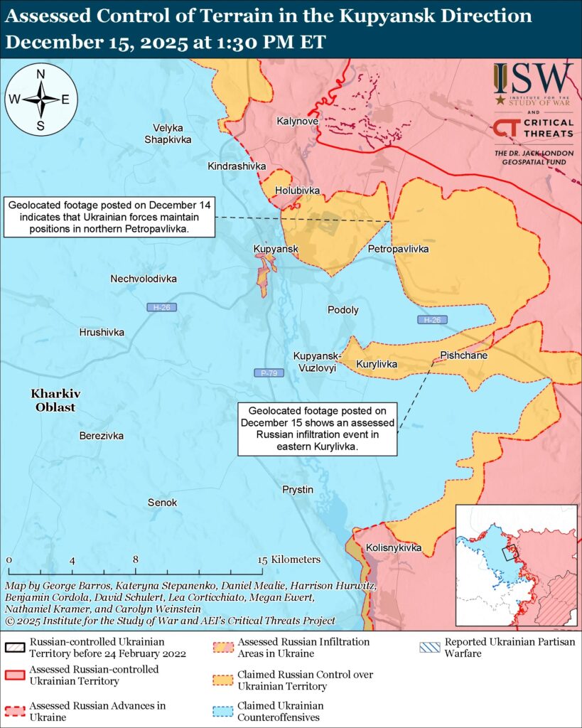 ISW: Ukrainian counteroffensive in Kupiansk ongoing, with more settlements liberated (MAP)