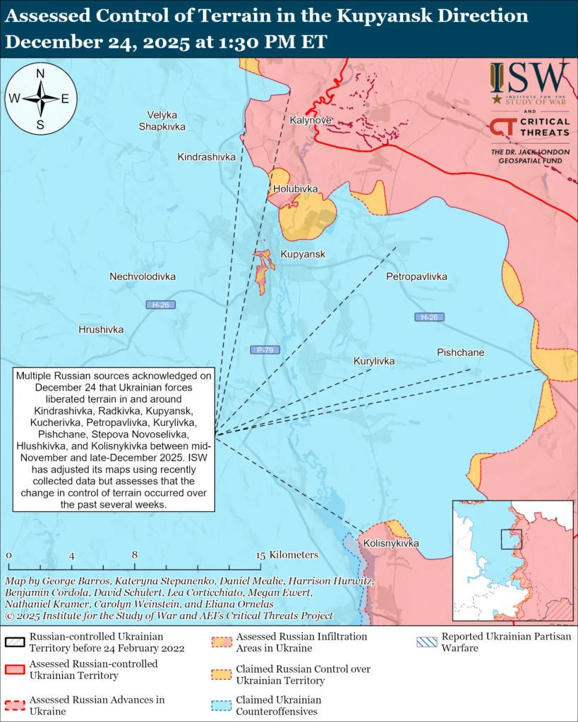 ISW: Russian milbloggers finally admit Ukraine’s gains in Kupiansk sector and accuse military of misleading the top leadership (MAPS)