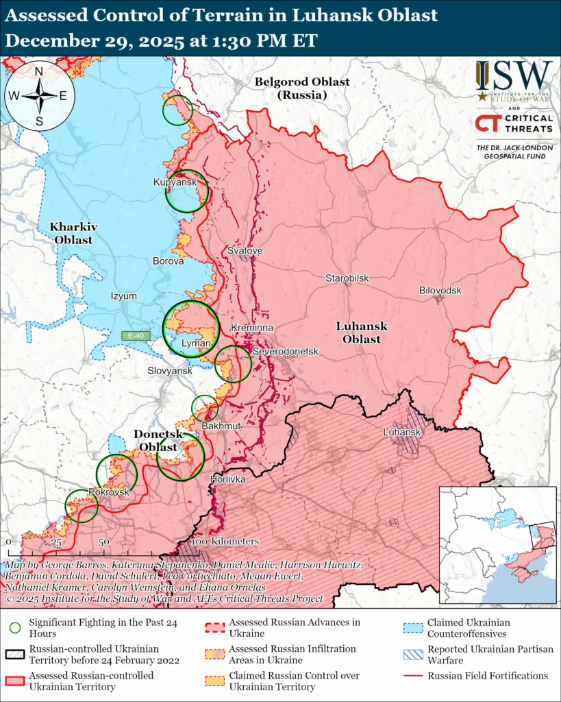 Not over yet: Ukraine’s hunt for Russians in Kupiansk extends into next year