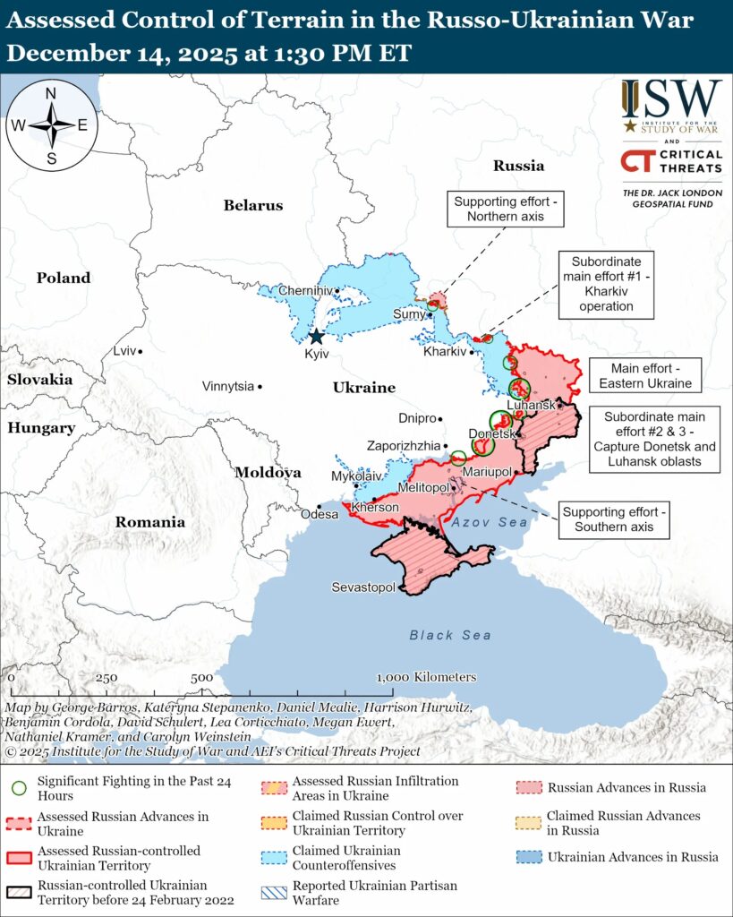 ISW: Russia’s army can’t sustain multi-pronged offensives due to manpower and equipment strain