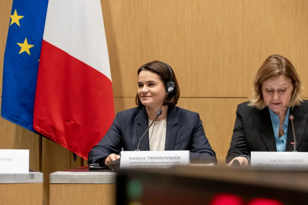 Five years in exile, Belarus opposition grinds for European support as Lukashenka woos Trump