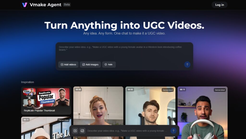 Vmake AI Video agent: Revolutionizing UGC video creation through AI-powered collaboration