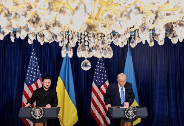US President Donald Trump and Ukrainian President Volodymyr Zelensky met at Mar-a-Lago in South Florida to discuss the war. 