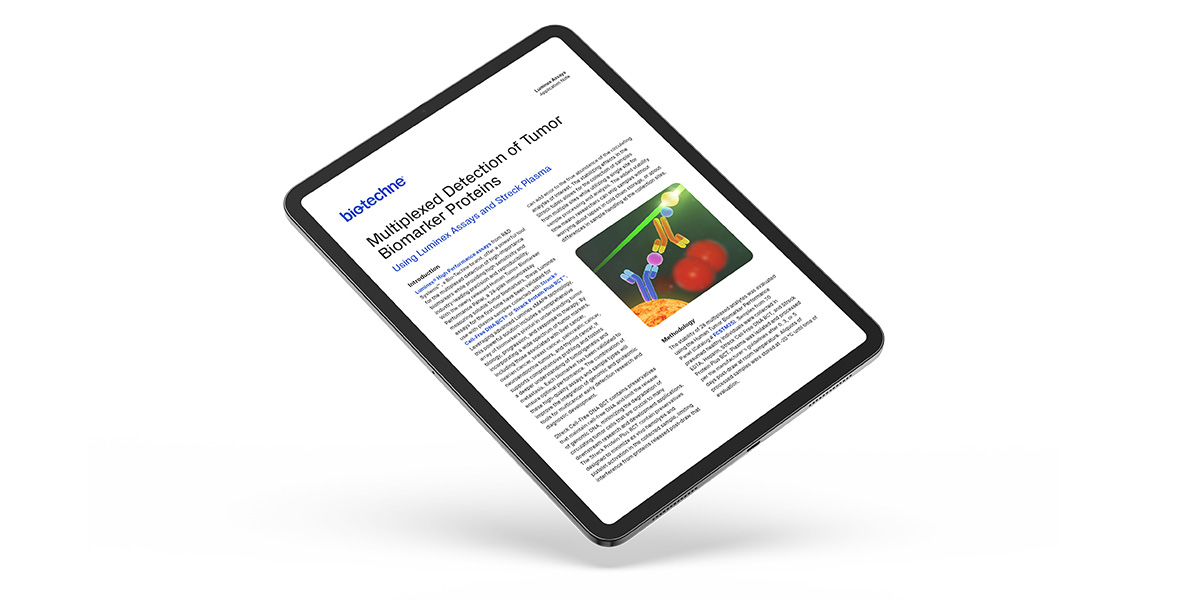 Enhancing Multicancer Early Detection: Multiplexed Analysis of Tumor Biomarkers Using Streck® Plasma Tubes and R&D Systems Panels