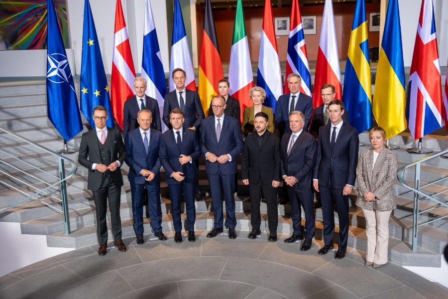 European leaders pledge EU membership for Ukraine, commit troops and frozen Russian assets