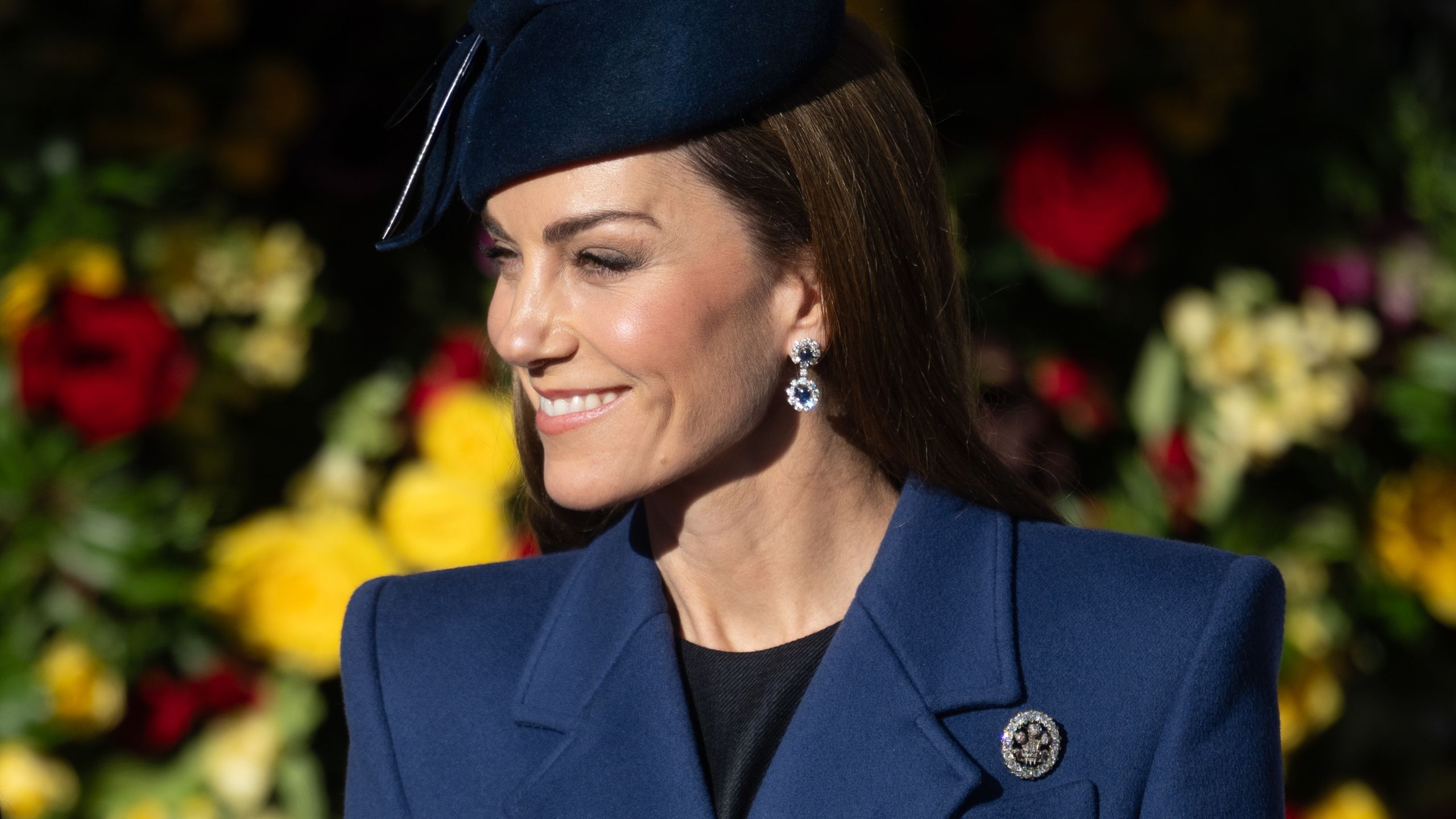Kate Middleton embraces winter blue for German state visit