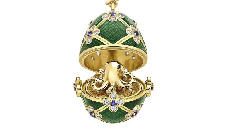 Man charged with theft after allegedly swallowing Fabergé egg