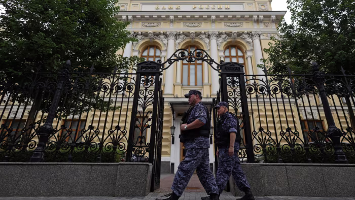 Russia sues Euroclear over frozen assets