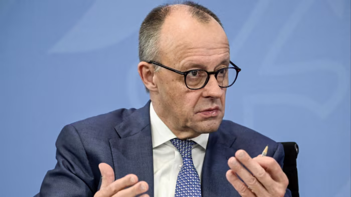 Friedrich Merz offers to host Ukraine talks so deal not done ‘above Europe’s head’