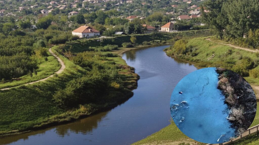 Russian occupiers turn Luhansk’s main river into open sewer for industrial waste