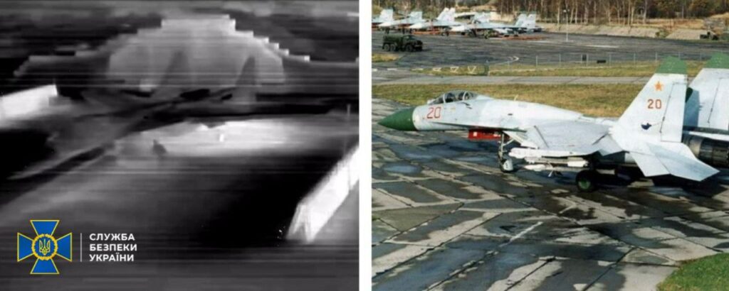 Ukraine destroys two more Russian jets at Belbek after hitting radars and MiG-31 days earlier