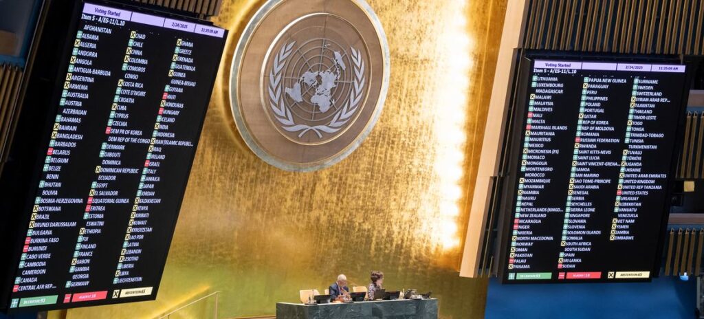 UN General Assembly condemns Russia’s war crimes in occupied Ukraine, demands prisoner access