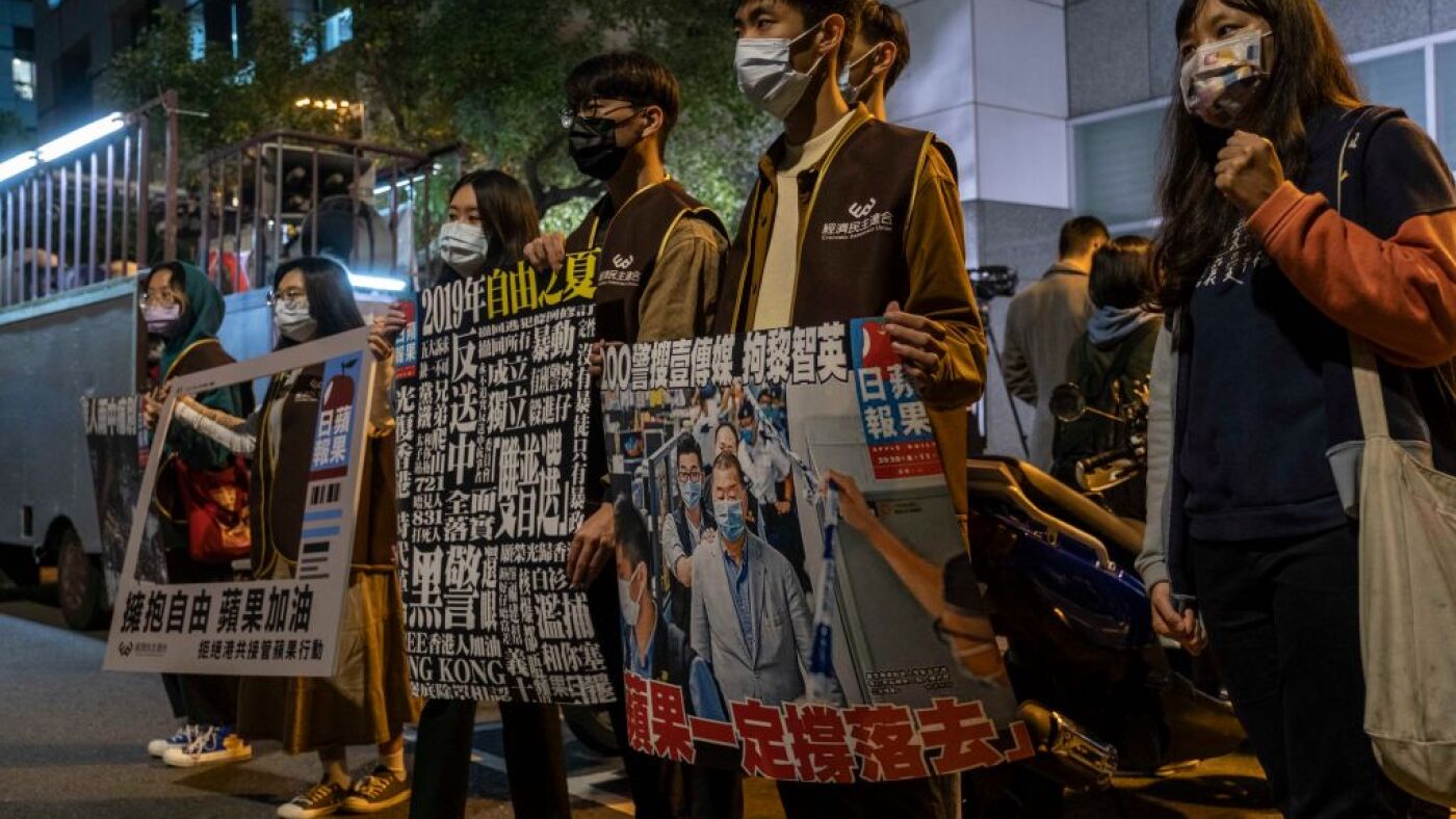 Hong Kong court convicts pro-democracy activist and mogul Jimmy Lai : NPR