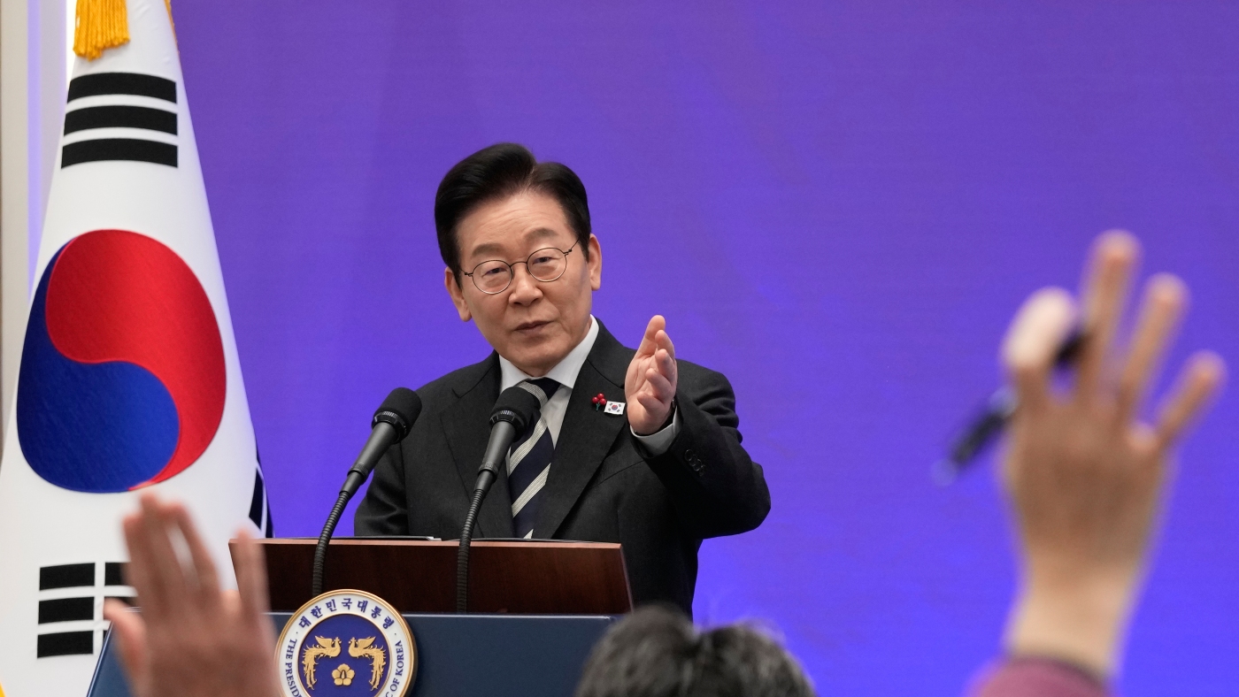 One year after martial law crisis, South Korea celebrates its democracy’s resilience : NPR