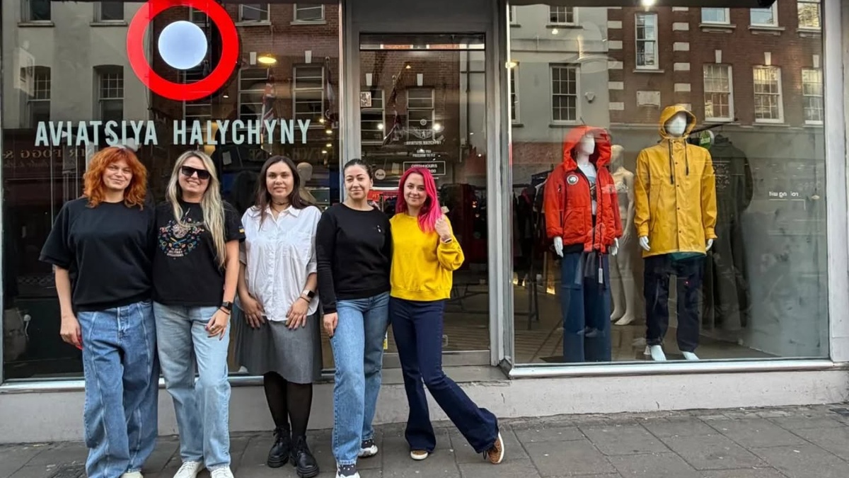 viv clothing brand Aviatsiya Halychyny opens its first store in London