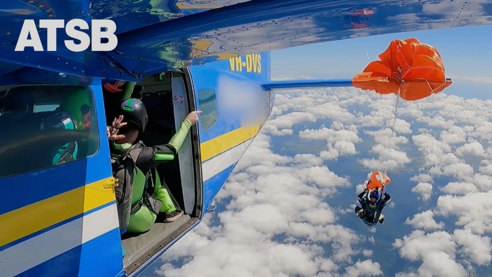 Skydiver dangles at 15,000 feet after parachute catches on plane’s tail in Australia