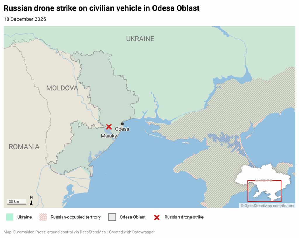 “Cynical war crime”: Russian drone strikes car near Odesa, killing mother and injuring her three children