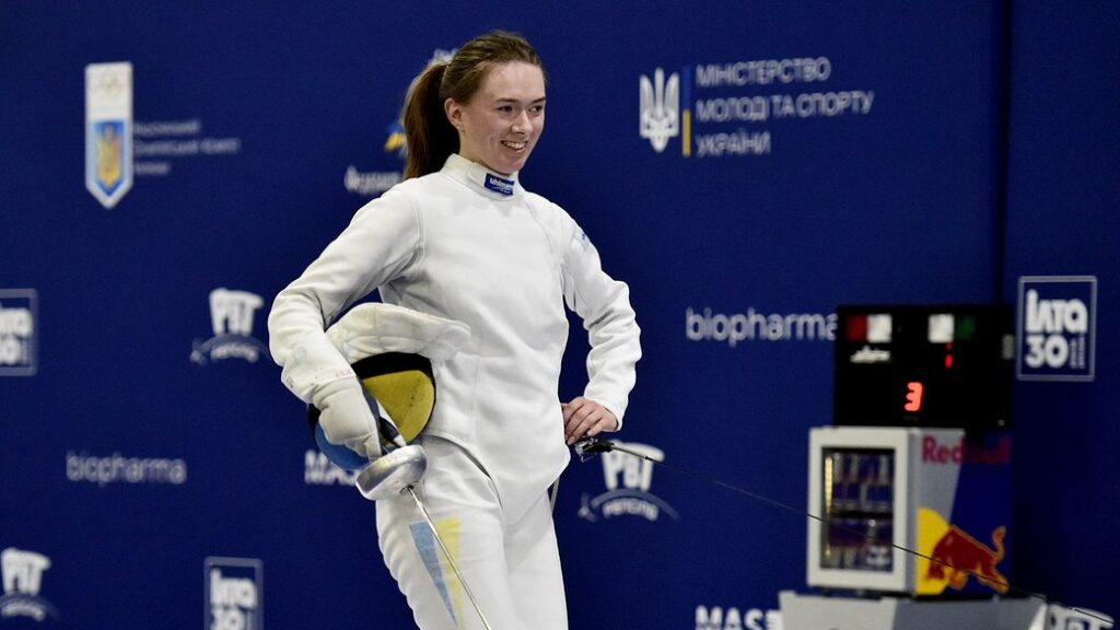 18-year-old Ukrainian won bronze at the Grand Prix fencing competition