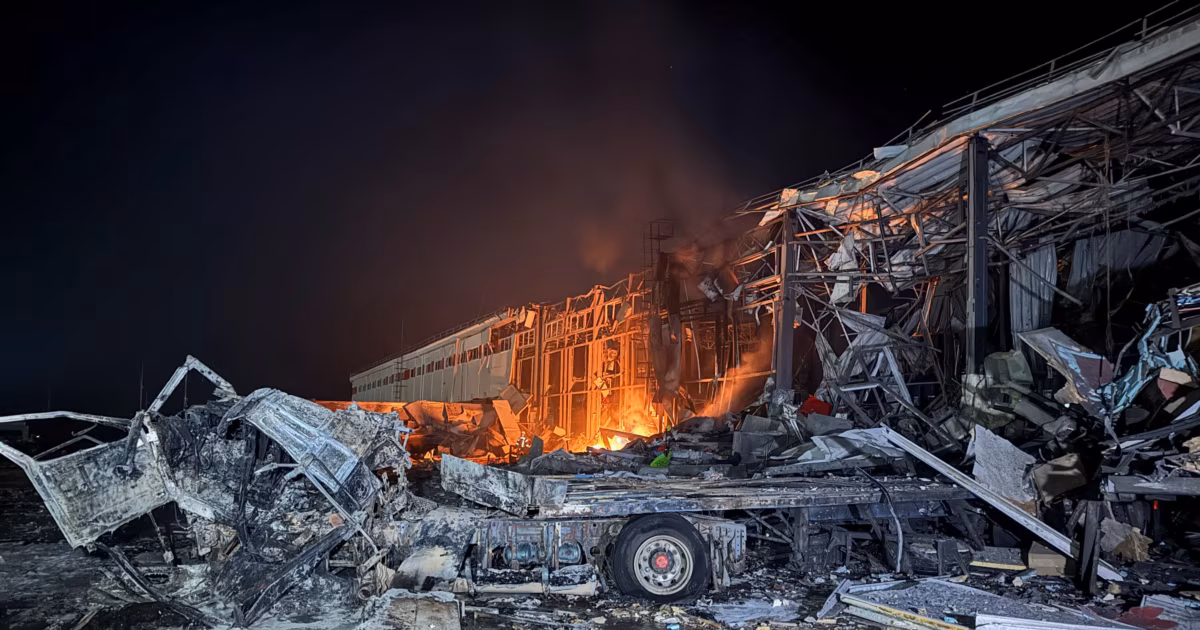 Russia Launches Massive Combined Air Attack On Ukraine