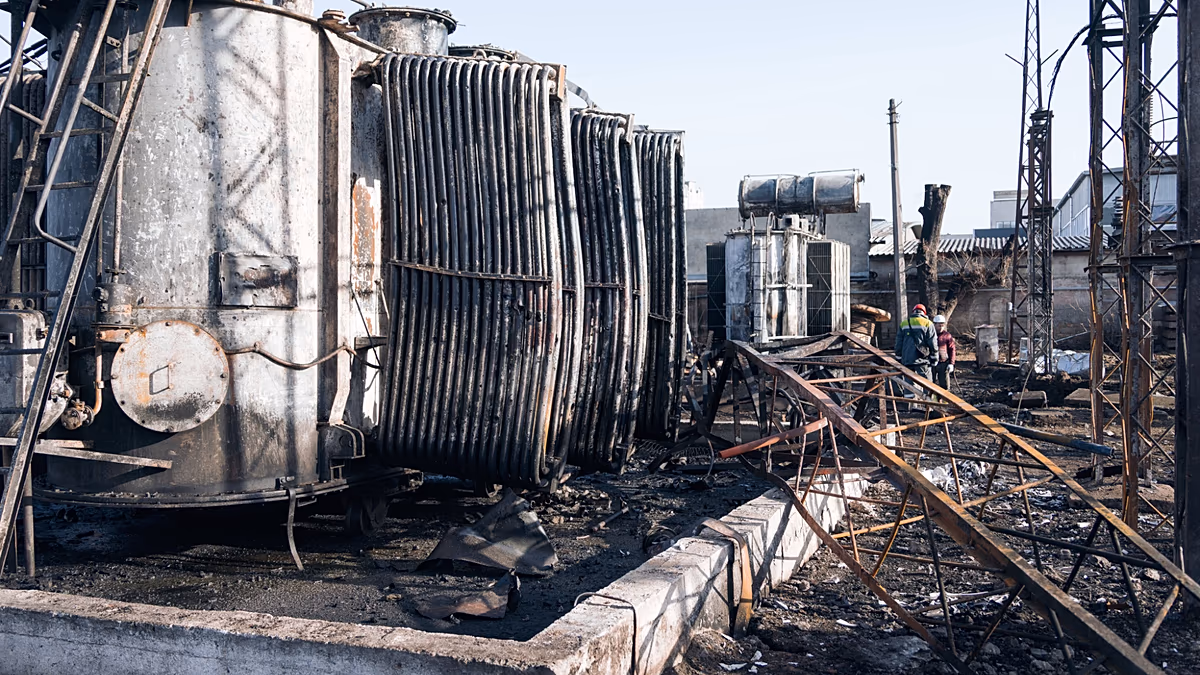 Russian attacks leave 1 million people in Ukraine without electricity and water