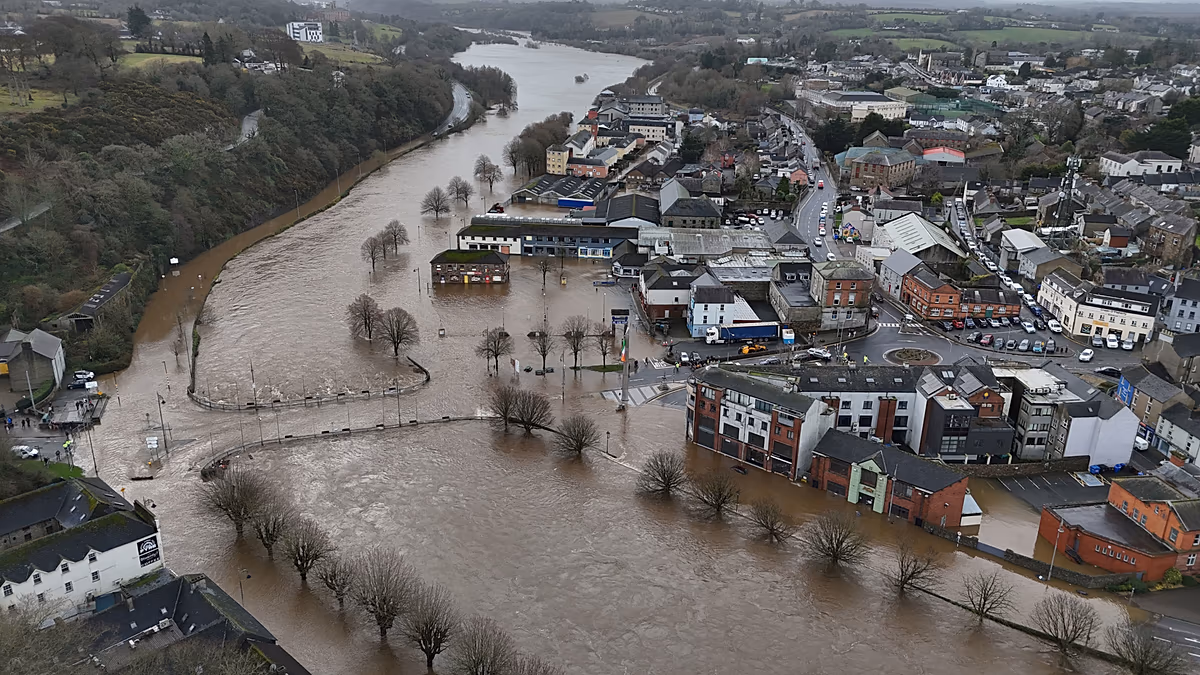 Video. ‘Everything destroyed’: Irish towns clean up after Storm Chandra flooding