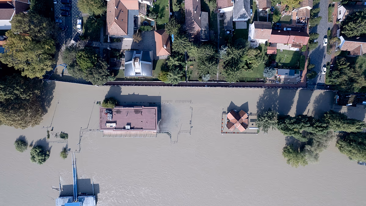 Video. Heavy rainfall causes flooding across France’s Brittany as region remains on flood alert