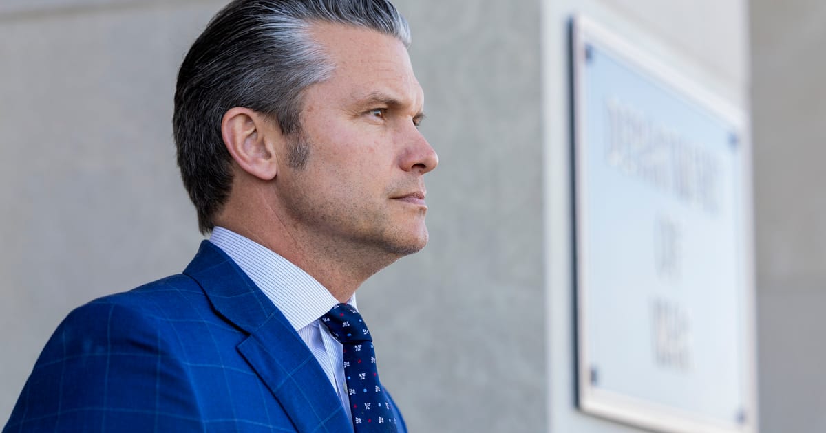 US defense chief Pete Hegseth to skip key NATO ministerial meeting  – POLITICO