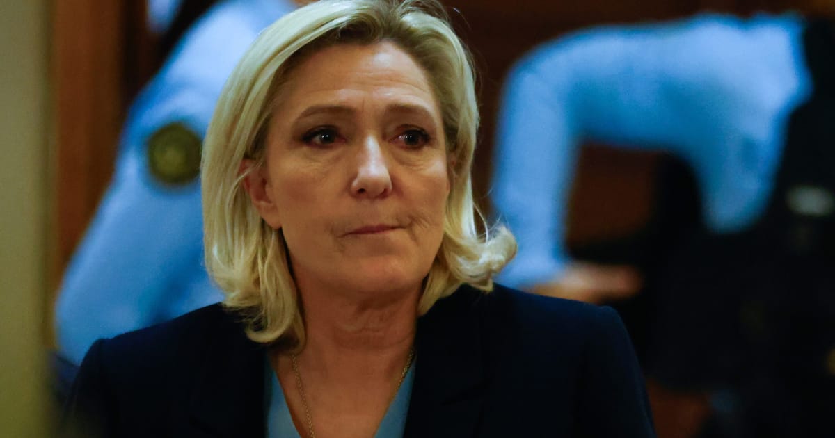 Marine Le Pen blames everyone but herself at appeal trial – POLITICO