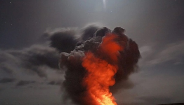 Guerrillas burn three electronic warfare antennas near Novgorod