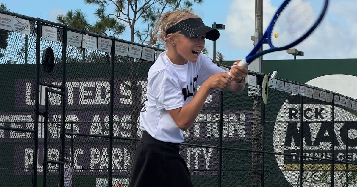 Ukraine girl who escaped war now a tennis prodigy