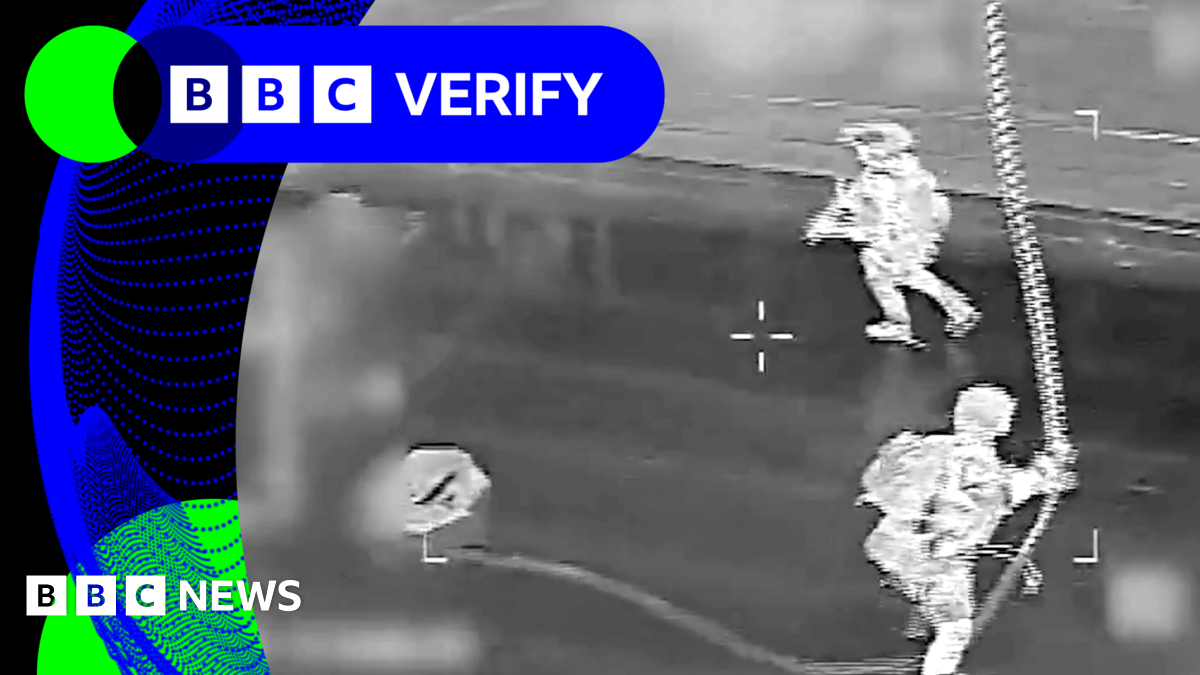 BBC Verify: Footage shows US military seizing sixth oil tanker accused of defying sanctions