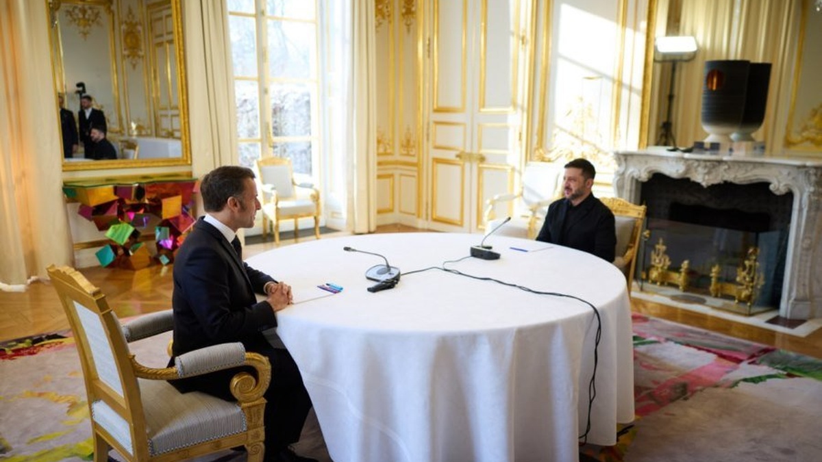 Zelenskyy and Macron discuss air defense missile supplies and diplomatic steps