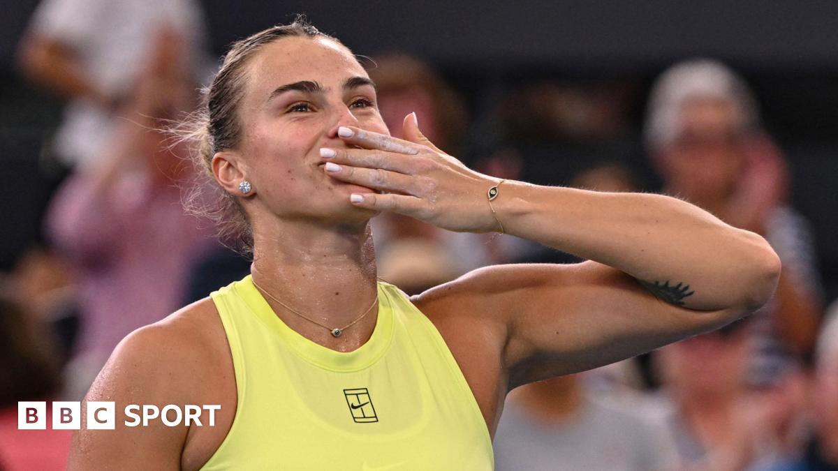 Aryna Sabalenka defends ‘Battle of the Sexes’ match after Brisbane International win