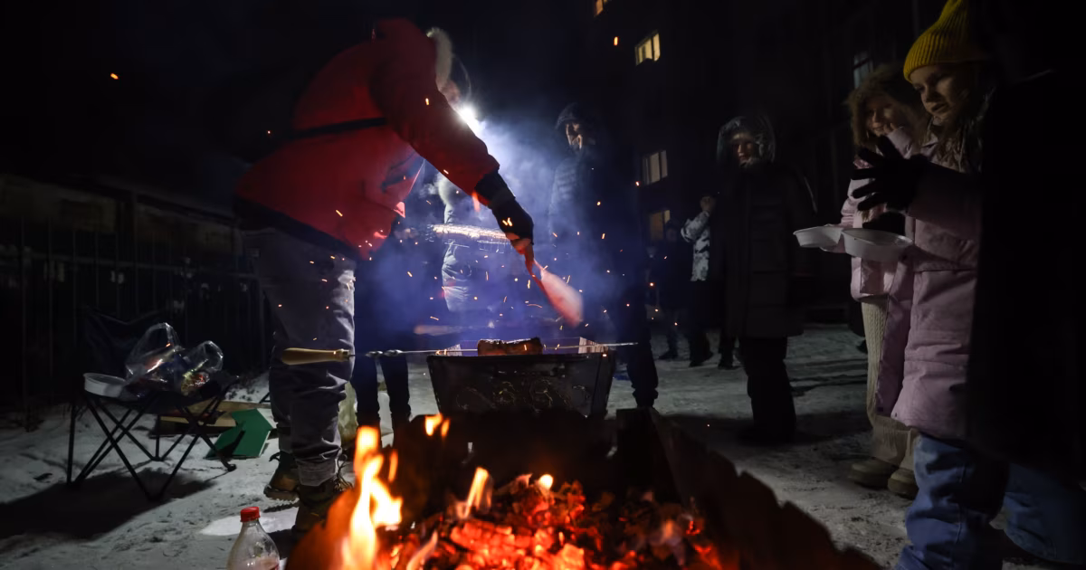 Block Parties, Street Barbecues In Kyiv As Russia Targets Energy Grid