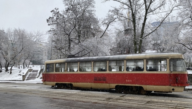 Restoration of electric transport in Kyiv complicated by accidents