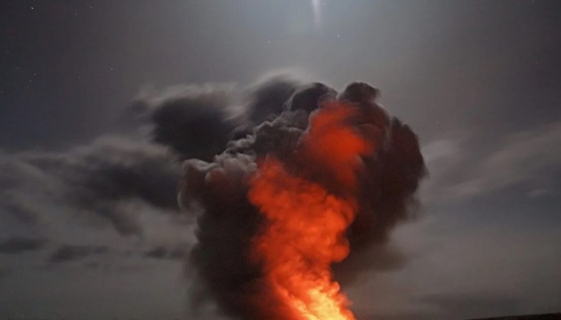 Enemy drone hits infrastructure facility in Kharkiv