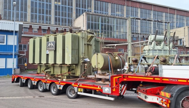 Transformer delivered to Ukraine from German thermal power plant