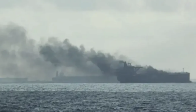 Oil tanker bound for Russia hit by drone attack in Black Sea