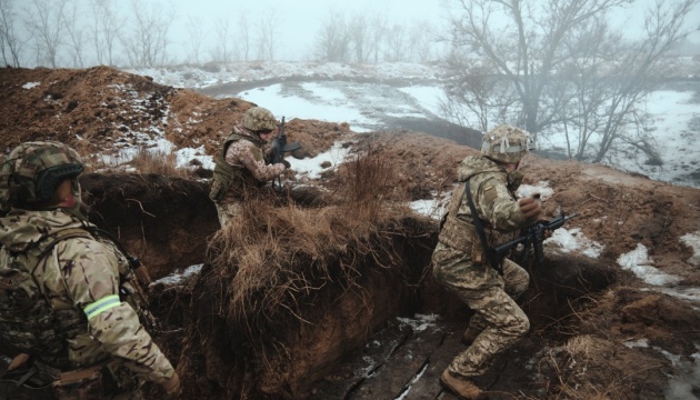 164 combat engagements on front line