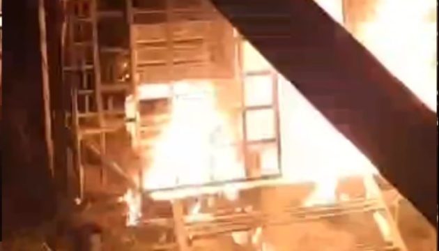 Guerrillas burn down communications tower belonging to air defense unit in Moscow region